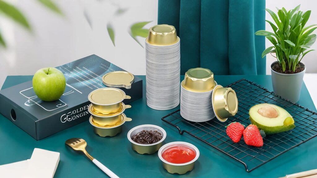 Use Disposable Aluminum Foil Cups for Sauce Packaging