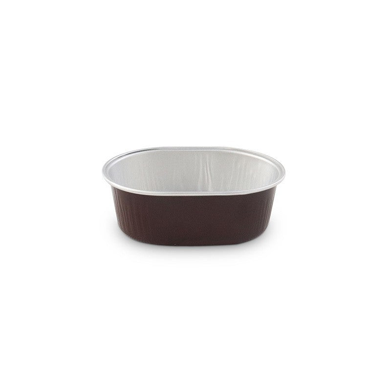 Disposable Oval Aluminum Foil Container with Clear Lid