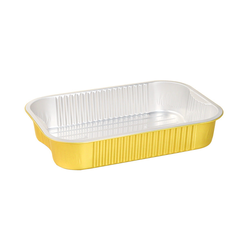 3500ml Rectangular Aluminum Foil Container – Large Capacity Food Tray