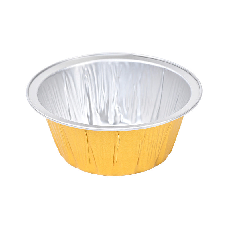 Disposable Aluminum Foil Bowl – Gold & Silver, 200ml
