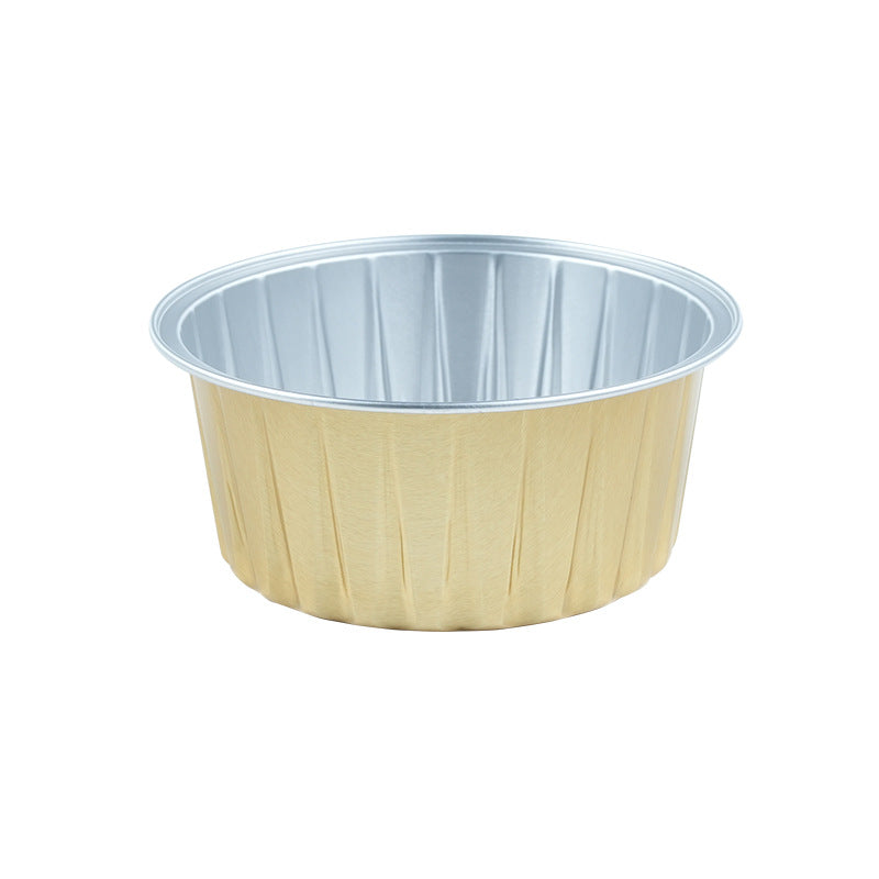 Disposable Round Aluminum Foil Baking Cup – Gold Color