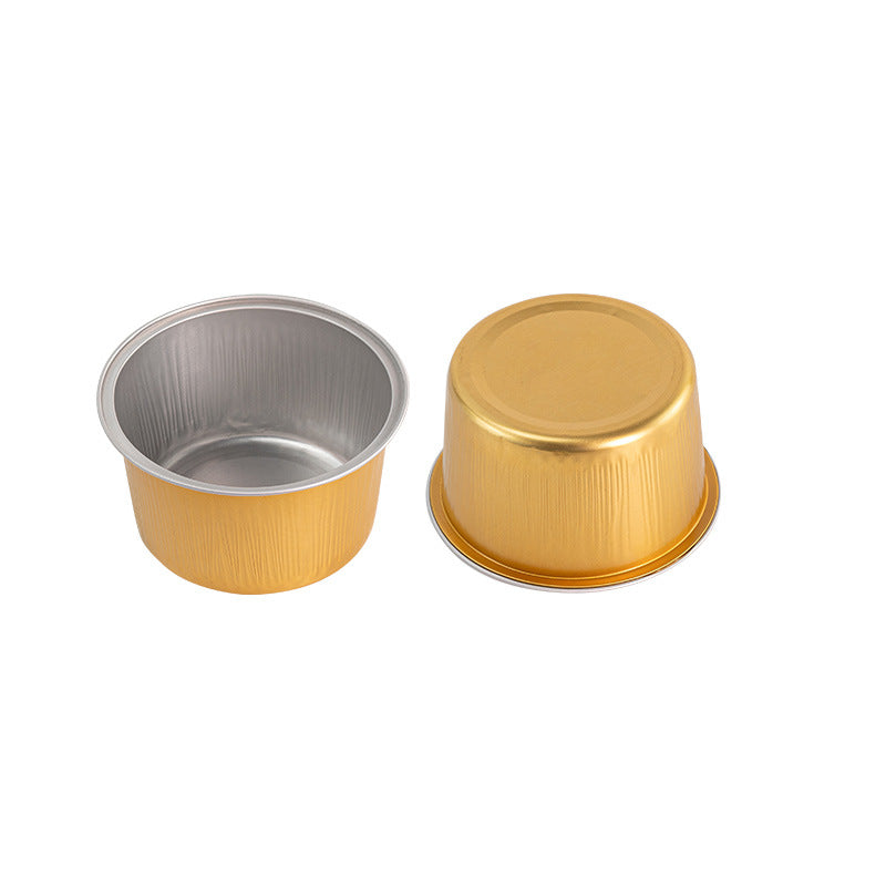 Gold Aluminum Foil Cup – 350ml Capacity for Baking & Serving