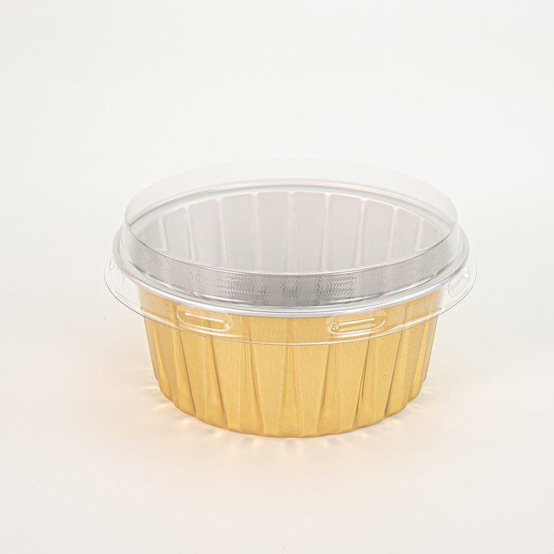 Disposable Round Aluminum Foil Baking Cup – Gold Color