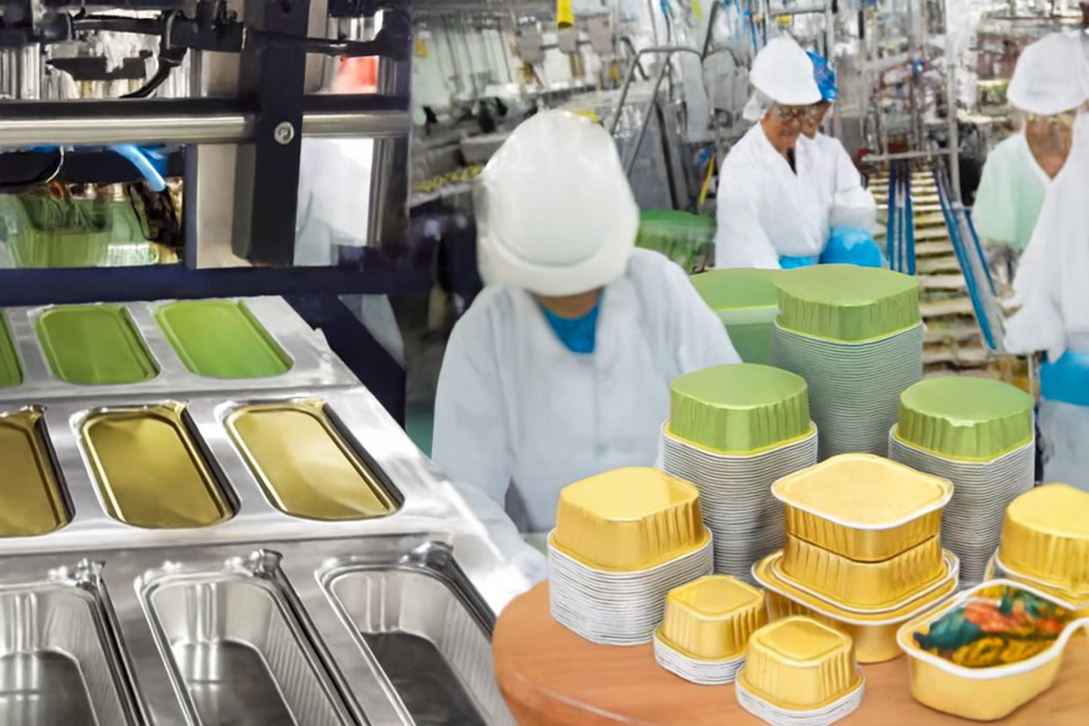 Disposable Aluminum Foil Heat Sealing Containers